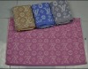 weak twisting yarn plain coloured overlock pillow towel