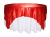 wedding and banquet satin table overlay