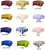 wedding and banquet satin table overlays