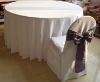 wedding and banquet white polyester tablecloth and table linens