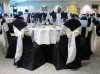 wedding banquet chair cover polyester hotel table linens