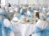 wedding banquet organza chair cover sashes (X-4027)