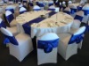 wedding chair cover and sash    sash  chair cover     spandex chair cover