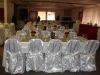 wedding chair cover&organza sash,universal chair cover