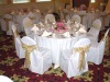 wedding chair cover  , polyester chair covers and sashes