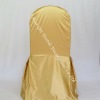 wedding chair cover with pleats banquet satin lamour chair cover