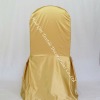 wedding chair cover with pleats banquet satin lamour chair cover