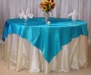 wedding overlay and satin table overlay for banquet