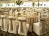 wedding polyester chair cover and banquet organza chair sashes