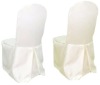 wedding polyester chair cover with pleats