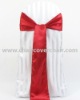 wedding satin chair sash-claret