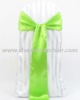 wedding satin chair sash-green