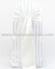 wedding satin chair sash-ivory