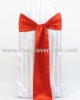 wedding satin chair sash-red