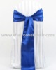 wedding satin chair sash-venician blue