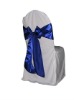 wedding satin chair sashes and white polyester chair cover