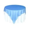 wedding satin overlay and table overlay for party
