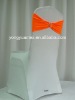 wedding spandex chair band with diamond buckle/spandex chair cover sash/lycra chair bow