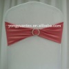 wedding spandex chair band with diamond buckle/spandex chair cover sash/lycra chair bow