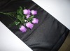 wedding table runner black lamour satin table runner