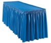 wedding table skirting and table linen