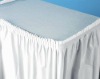 wedding table skirting and table linen