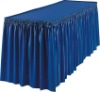 wedding table skirting and table linen and polyester table skirting cover