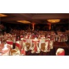 wedding universal chair cover and self-tie satin chair cover