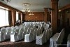 wedding white polyester chair cover for banquet hall