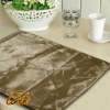 wheat modern bright yarn surface PU linen back table placemat