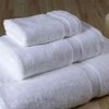 white 100% cotton bath towel