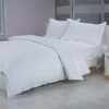 white 100% cotton bedding set /4PCS