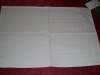 white 100% cotton jacquard airline napkin