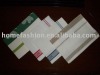 white 100% cotton jacquard glass cloth with stripe end