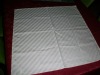 white 100% cotton jacquard stripe table napkin