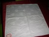 white 100% cotton jacquard table napkin