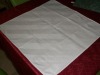 white 100% cotton jacquard table napkin