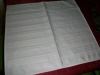 white 100% cotton jacquard table napkin