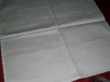 white 100% cotton logo jacquard airline table napkin