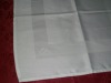 white 100% cotton satin band airline table napkin