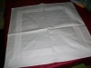 white 100% cotton satin band table napkin