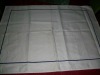 white 100% cotton table napkin