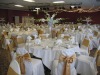 white 100% polyester banquet chair cover wedding chair cover