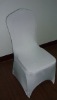 white 280gsm thickness top level spandex chair covers for Europe market