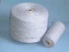white and blue double cotton yarn