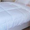 white bed sheet