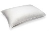 white cotton fabric hotel pillow