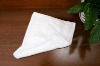 white cotton hotel towel