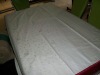 white cotton jacquard table cloth
