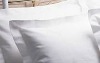 white cotton sateen bedsheets